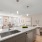 kitchen overlooking the living space
